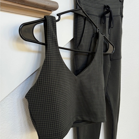 Green & Black houndstooth Checkered Set - Picture 5 of 9